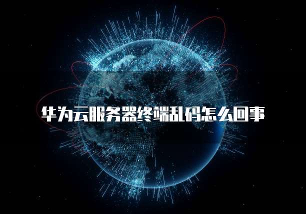 华为云服务器终端乱码怎么回事