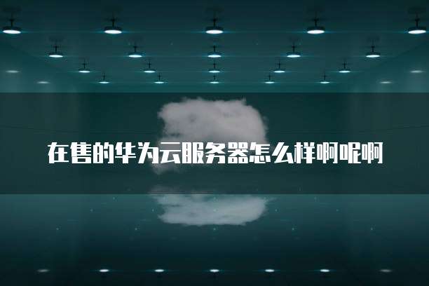 在售的华为云服务器怎么样啊呢啊