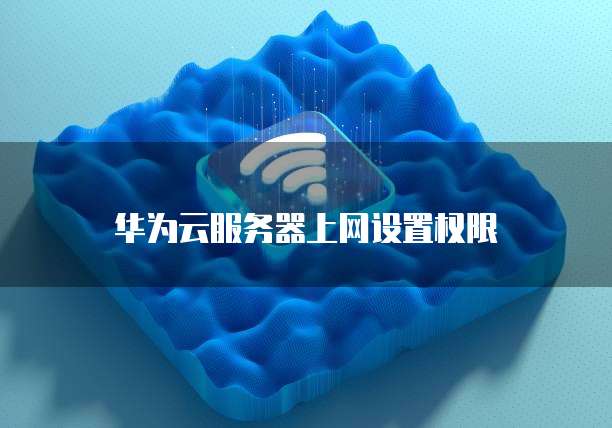 华为云服务器上网设置权限
