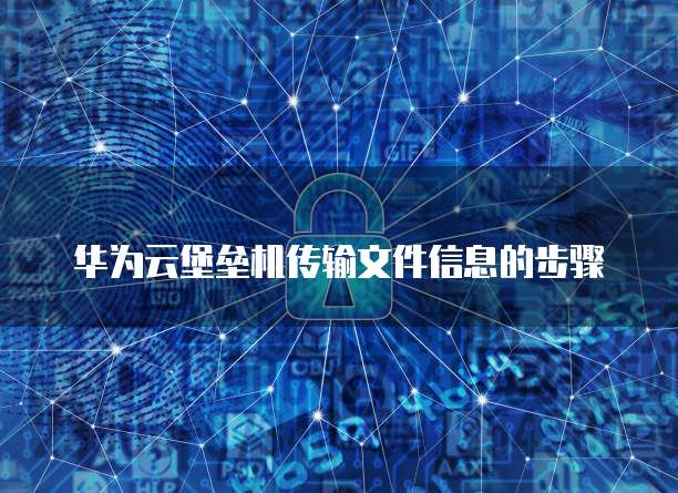 华为云堡垒机传输文件信息的步骤