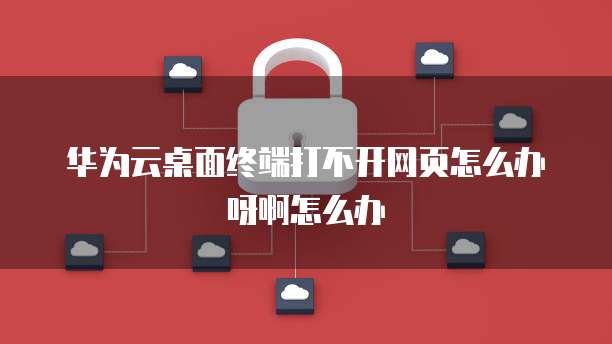 华为云桌面终端打不开网页怎么办呀啊怎么办