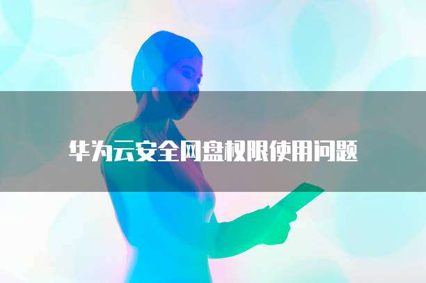 华为云安全网盘权限使用问题
