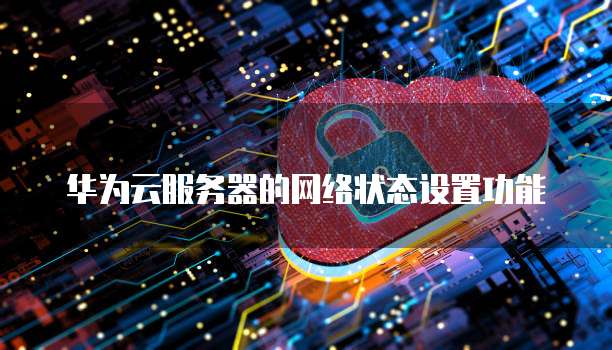华为云服务器的网络状态设置功能