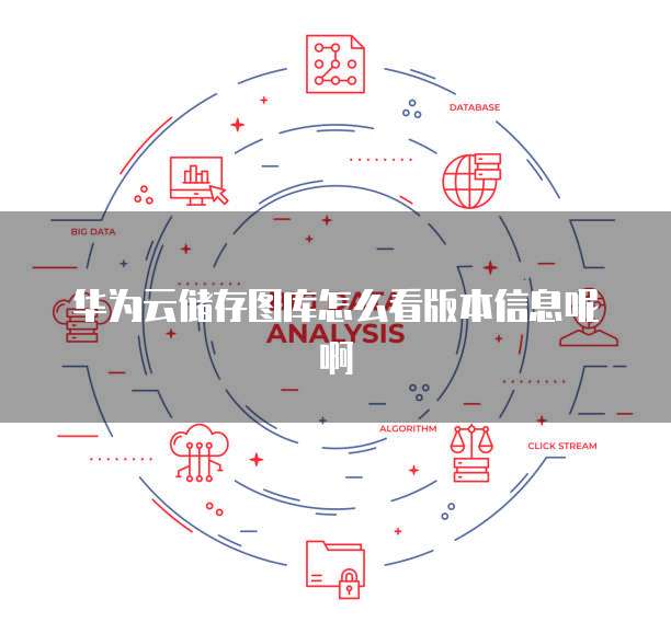 华为云储存图库怎么看版本信息呢啊