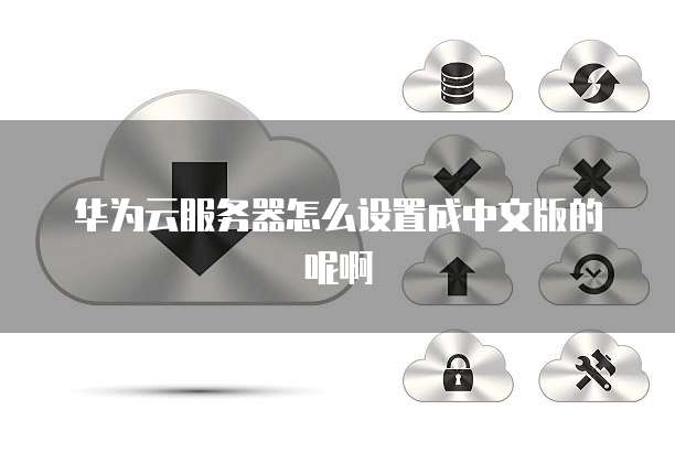 华为云服务器怎么设置成中文版的呢啊