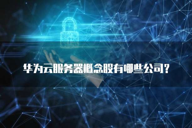 华为云服务器概念股有哪些公司?