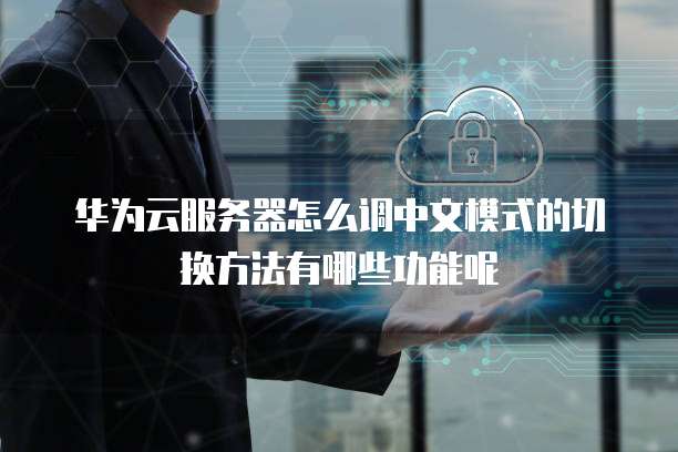 华为云服务器怎么调中文模式的切换方法有哪些功能呢