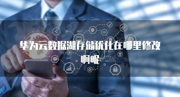 华为云数据湖存储优化在哪里修改啊呢