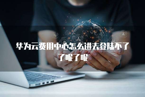 华为云费用中心怎么进去登陆不了了呢了呢