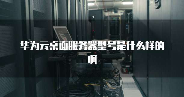 华为云桌面服务器型号是什么样的啊