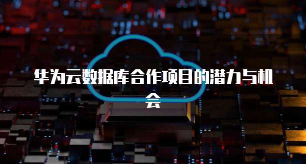 华为云数据库合作项目的潜力与机会
