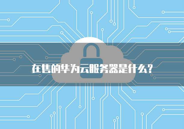 在售的华为云服务器是什么？