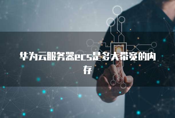 华为云服务器ecs是多大带宽的内存