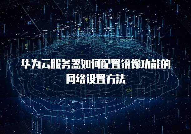 华为云服务器如何配置镜像功能的网络设置方法