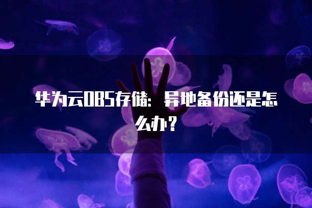华为云OBS存储:异地备份还是怎么办?