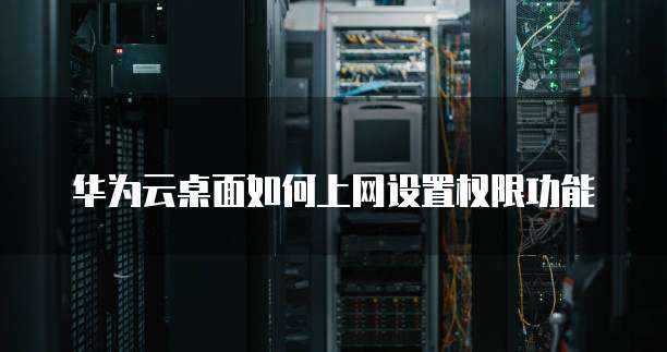 华为云桌面如何上网设置权限功能