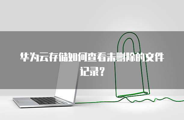 华为云存储如何查看未删除的文件记录?