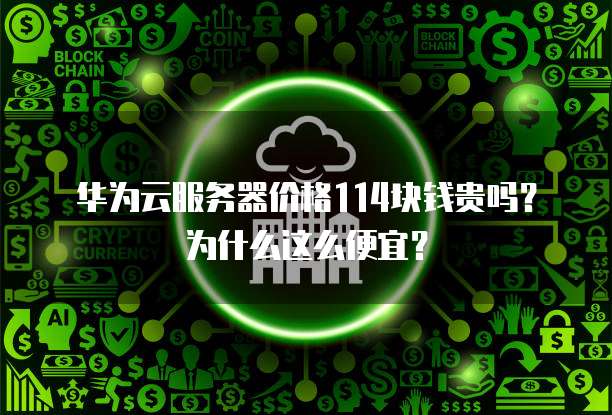 华为云服务器价格114块钱贵吗?为什么这么便宜?