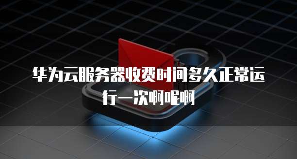 华为云服务器收费时间多久正常运行一次啊呢啊