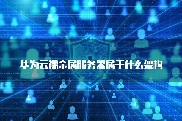 华为云裸金属服务器属于什么架构