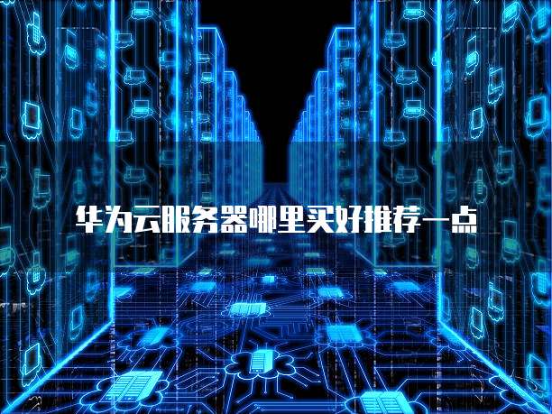 华为云服务器哪里买好推荐一点
