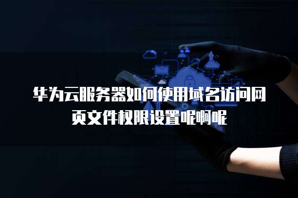 华为云服务器如何使用域名访问网页文件权限设置呢啊呢