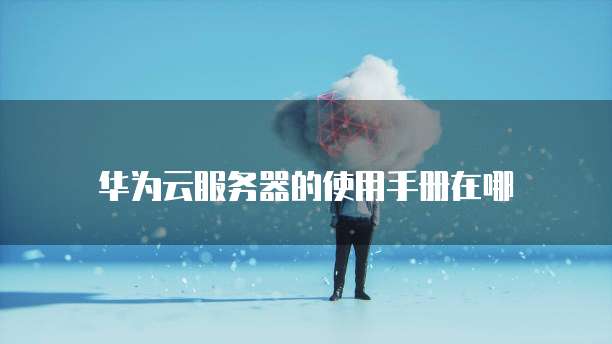 华为云服务器的使用手册在哪