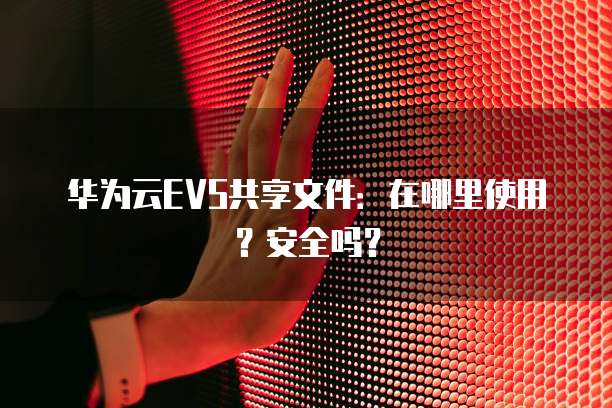 华为云EVS共享文件:在哪里使用?安全吗?