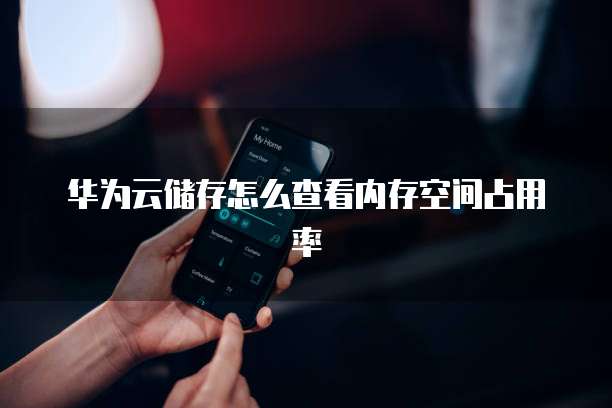 华为云储存怎么查看内存空间占用率