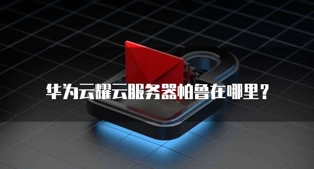 华为云耀云服务器帕鲁在哪里?