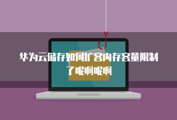 华为云储存如何扩容内存容量限制了呢啊呢啊