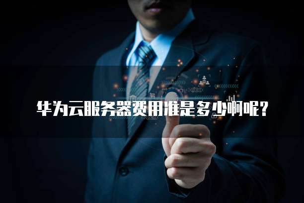 华为云服务器费用准是多少啊呢?
