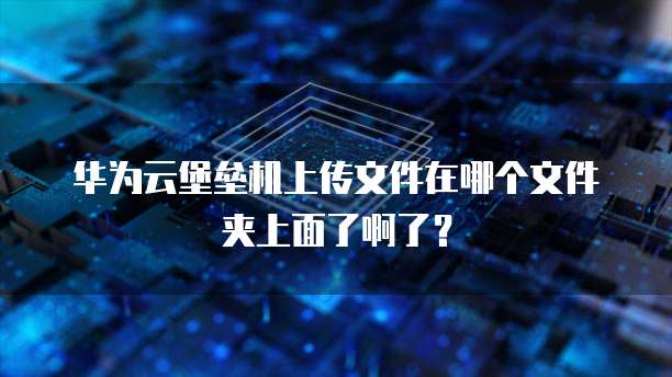 华为云堡垒机上传文件在哪个文件夹上面了啊了?