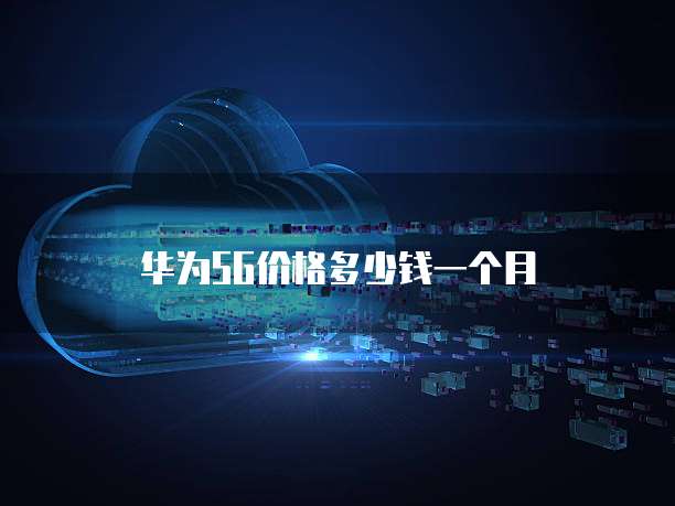华为5G价格多少钱一个月