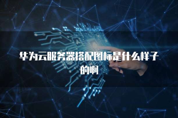 华为云服务器搭配图标是什么样子的啊
