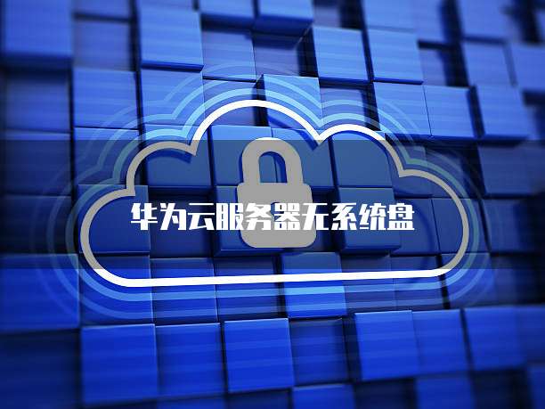 华为云服务器无系统盘