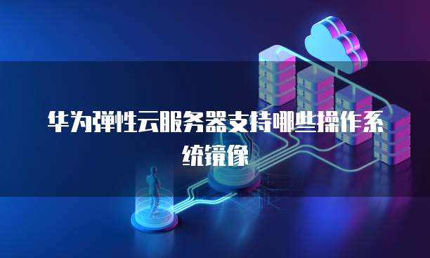 华为弹性云服务器支持哪些操作系统镜像