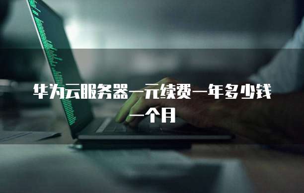 华为云服务器一元续费一年多少钱一个月