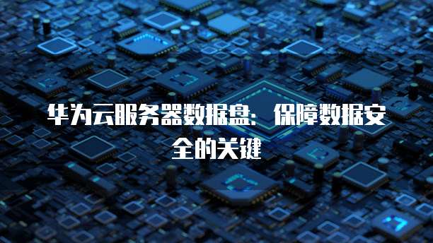 华为云服务器数据盘：保障数据安全的关键