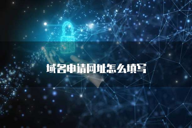 域名申请网址怎么填写