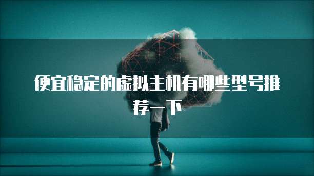 便宜稳定的虚拟主机有哪些型号推荐一下