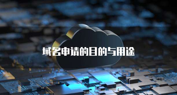 域名申请的目的与用途