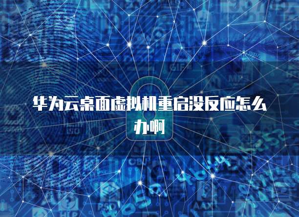 华为云桌面虚拟机重启没反应怎么办啊