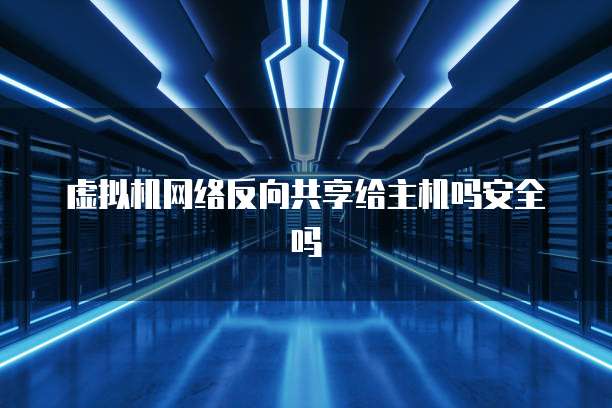 虚拟机网络反向共享给主机吗安全吗