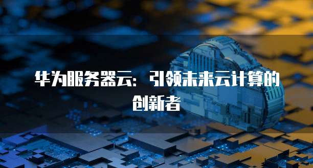 华为服务器云：引领未来云计算的创新者