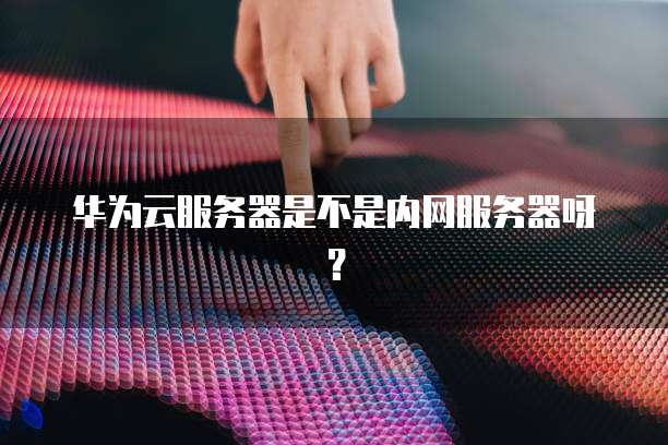 华为云服务器是不是内网服务器呀？