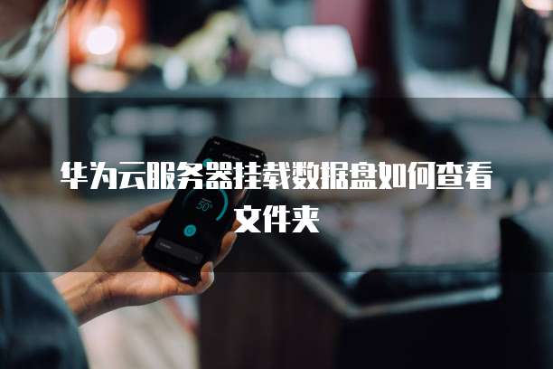 华为云服务器挂载数据盘如何查看文件夹