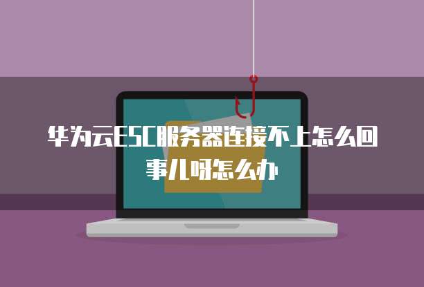 华为云ESC服务器连接不上怎么回事儿呀怎么办