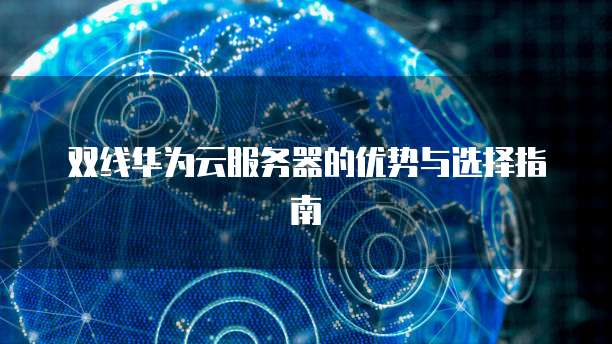 双线华为云服务器的优势与选择指南