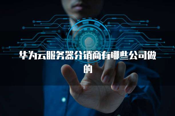 华为云服务器分销商有哪些公司做的